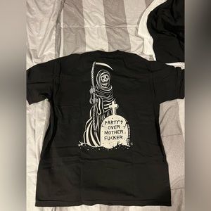 Sketchy Tank party’s over t shirt